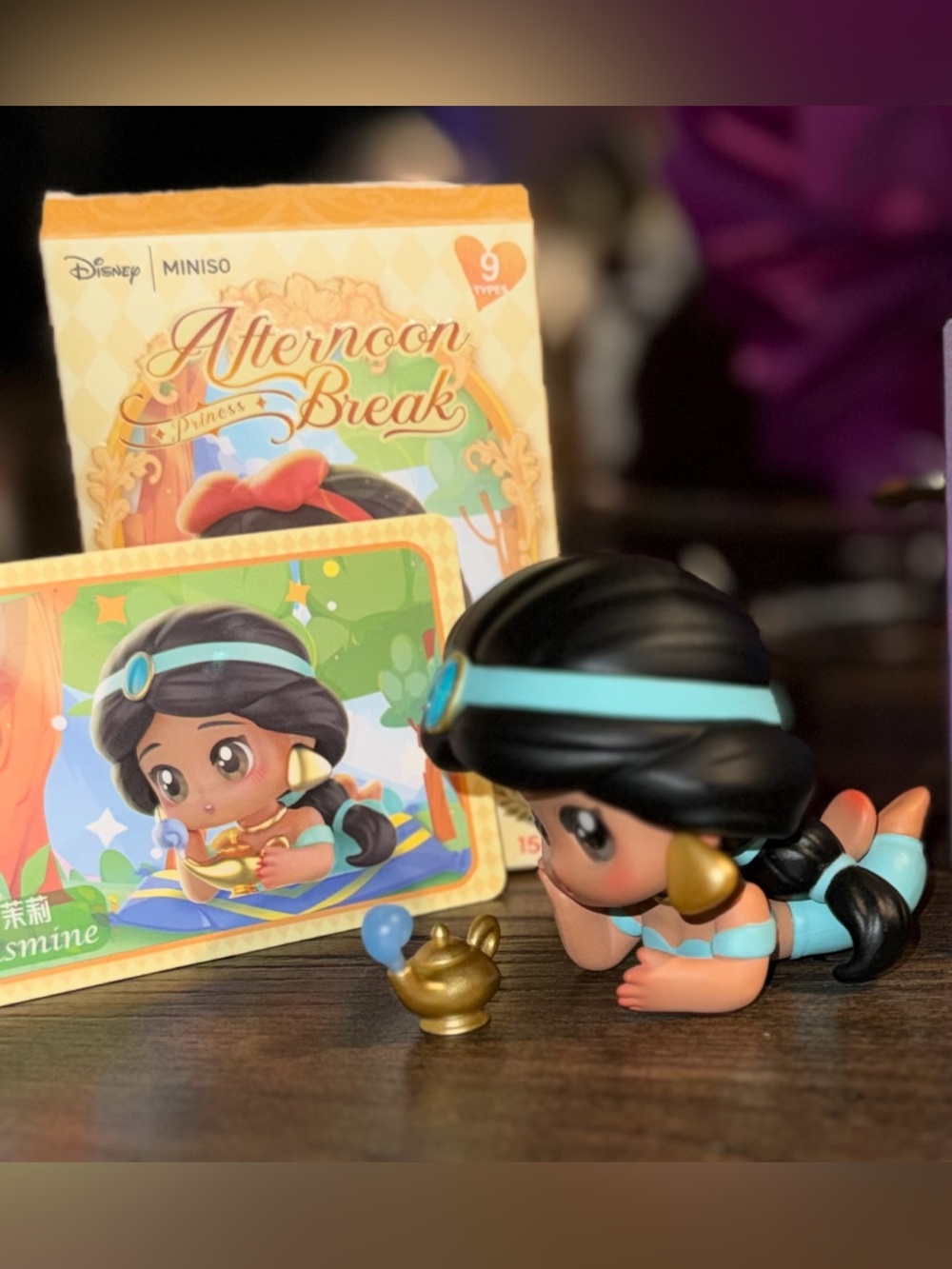 Disney Miniso Princess Jasmine Afternoon Break Figurine